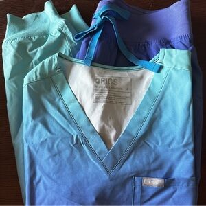 Figs NWOT FreeX Ombre Scrub Set Size Small Top & Bottom